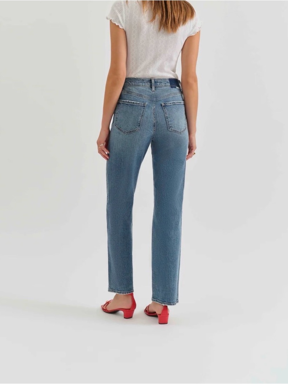 DAZE Sundaze High Rise Vintage Straight Jeans NWT Size 27 Brooklyn - Picture 2 of 13